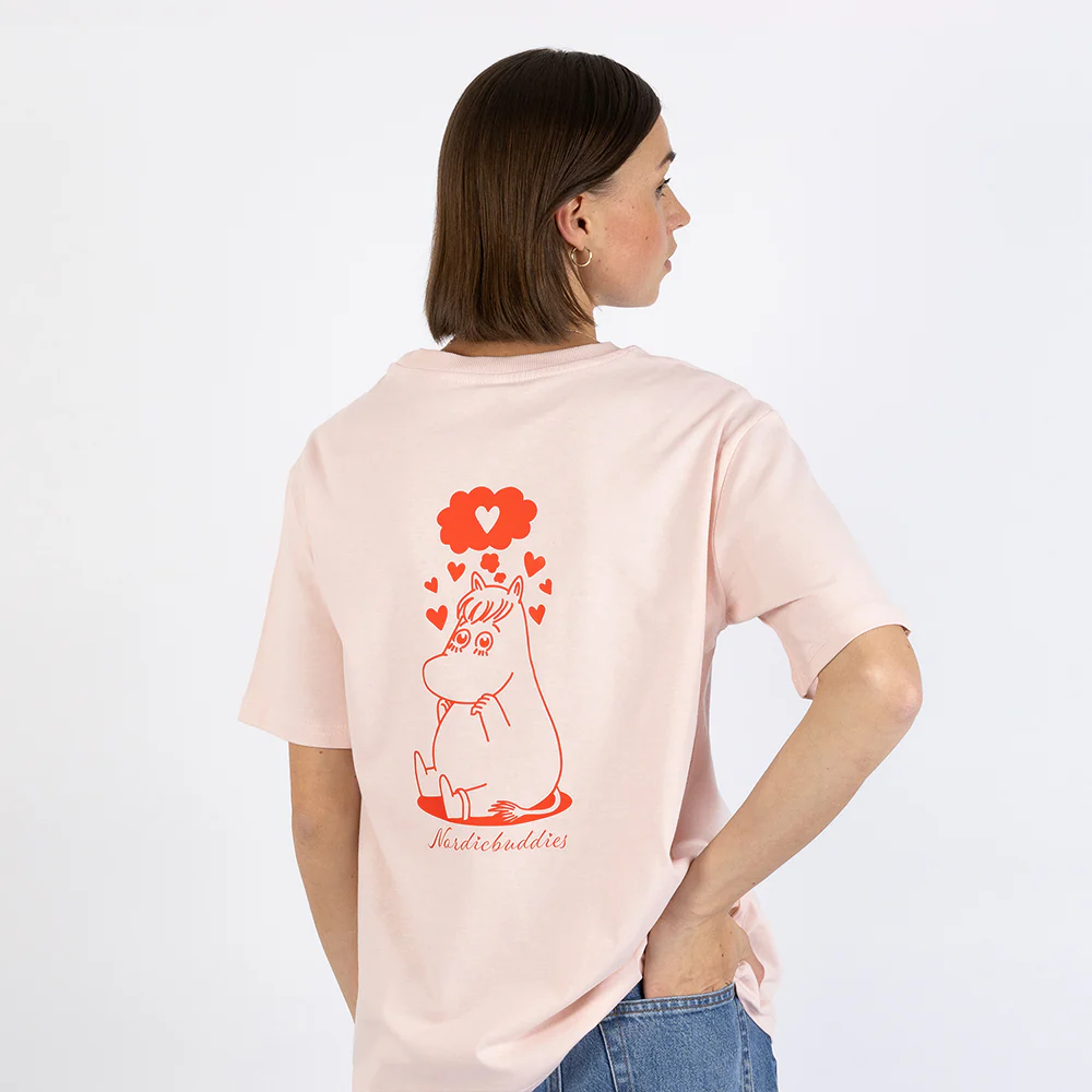 Snorkmaiden Love T-Shirt Pink - Image 6