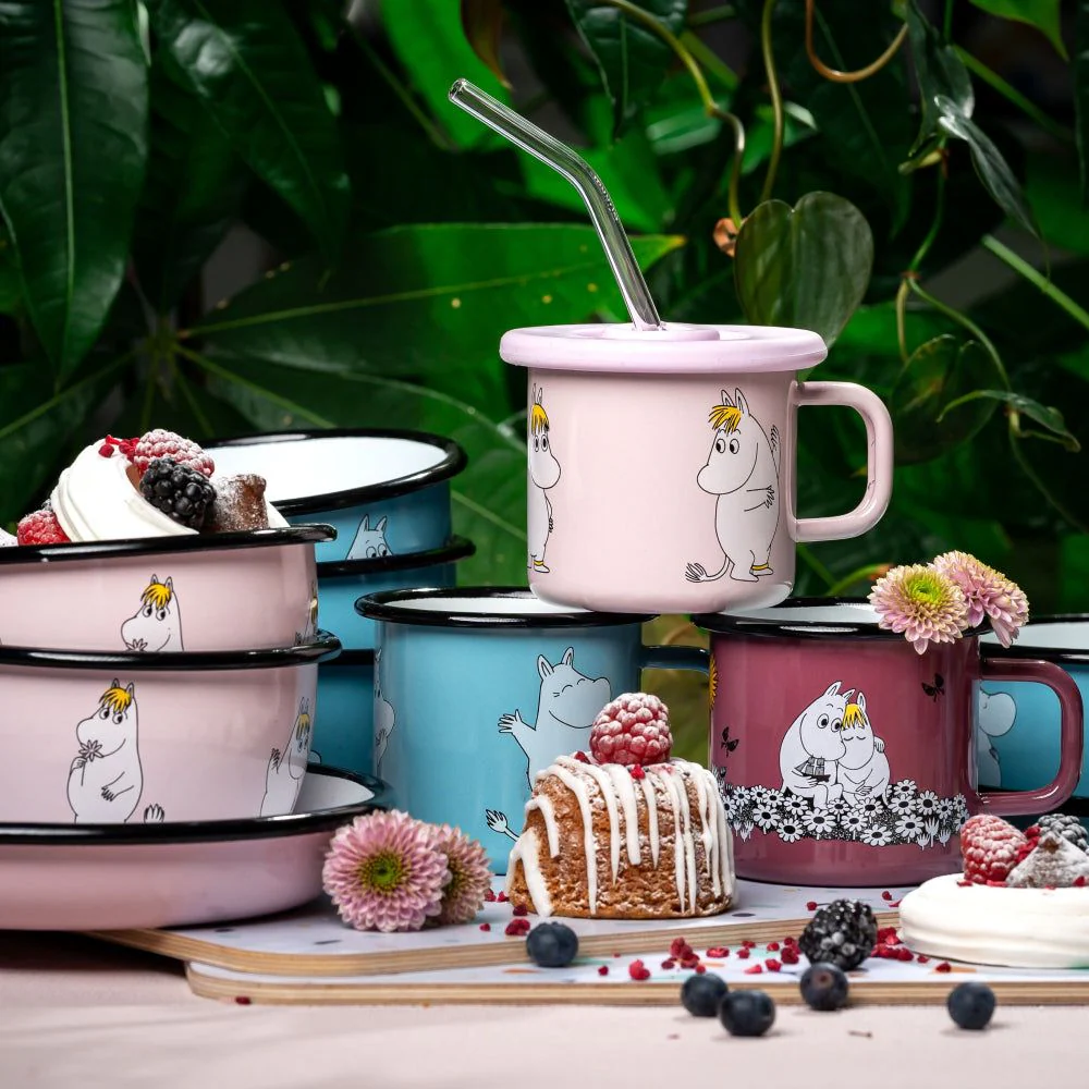 Snorkmaiden Retro Mug 2,5dl Pink - Image 6