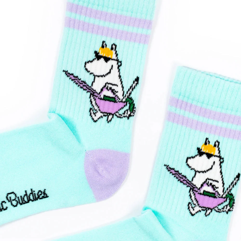 Snorkmaiden Retro Socks 36-42 Turquoise - Image 3