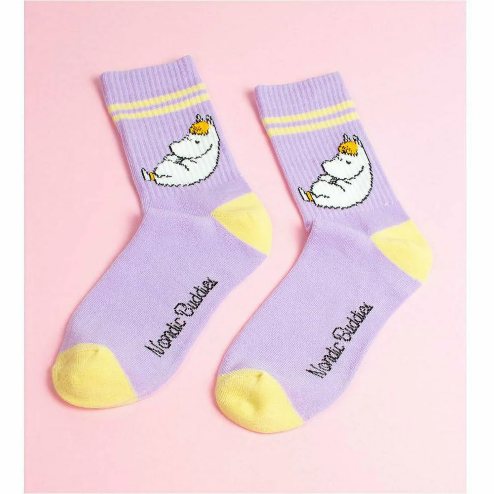 Snorkmaiden Retro Socks 36-42 Lilac - Image 4
