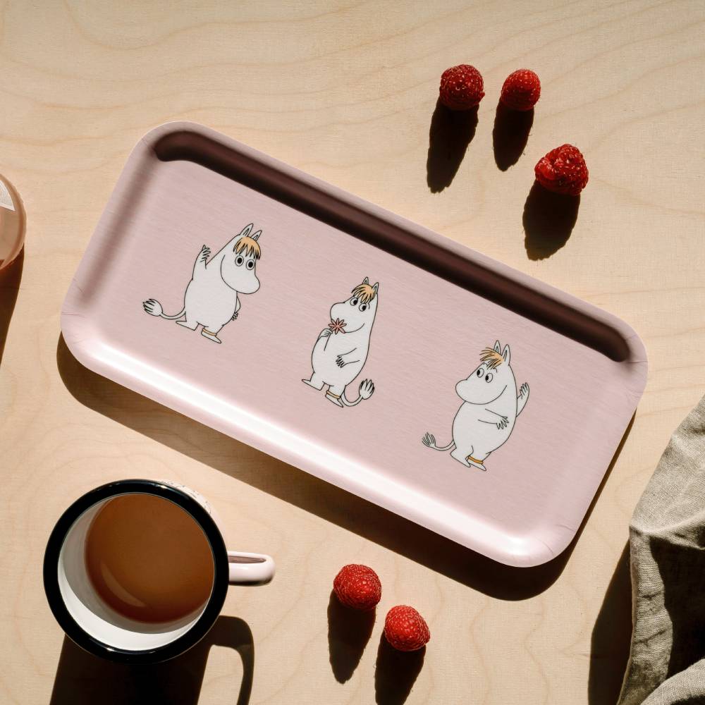 Snorkmaiden Retro Tray 27x13cm Pink