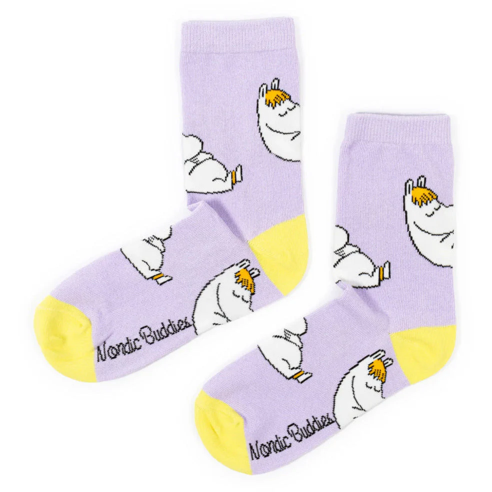Snorkmaiden Dreaming Socks 36-42 Lilac - Image 2