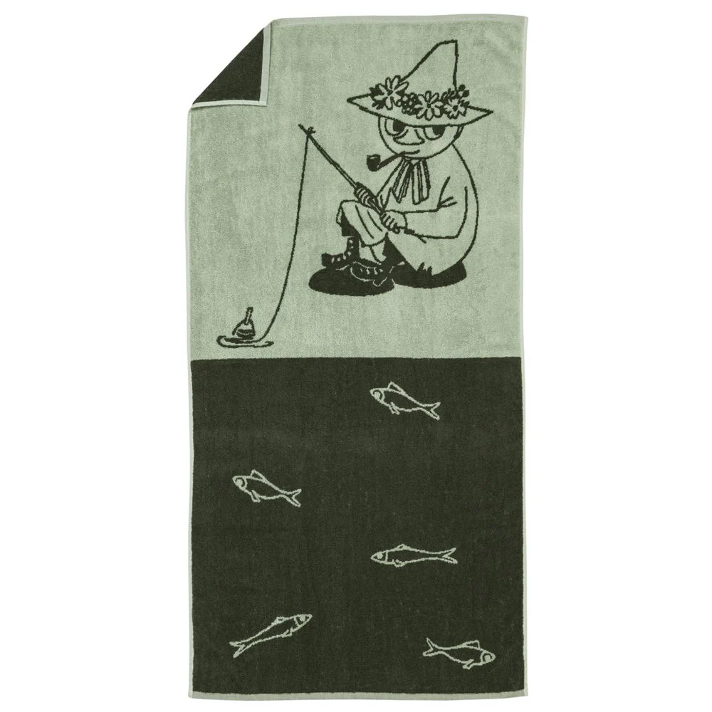 Snufkin Bath Towel 70x140 Green