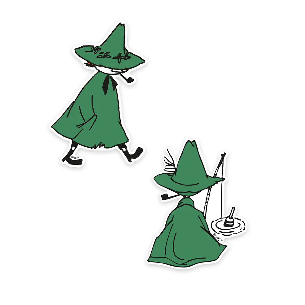 Snufkin Fishing XL Stickers 2-set