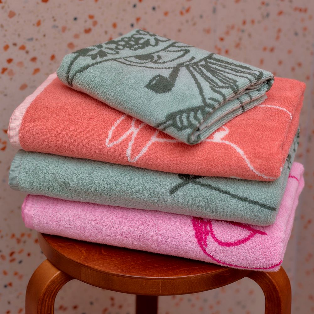 Snufkin Hand Towel 30x50 Green - Image 2