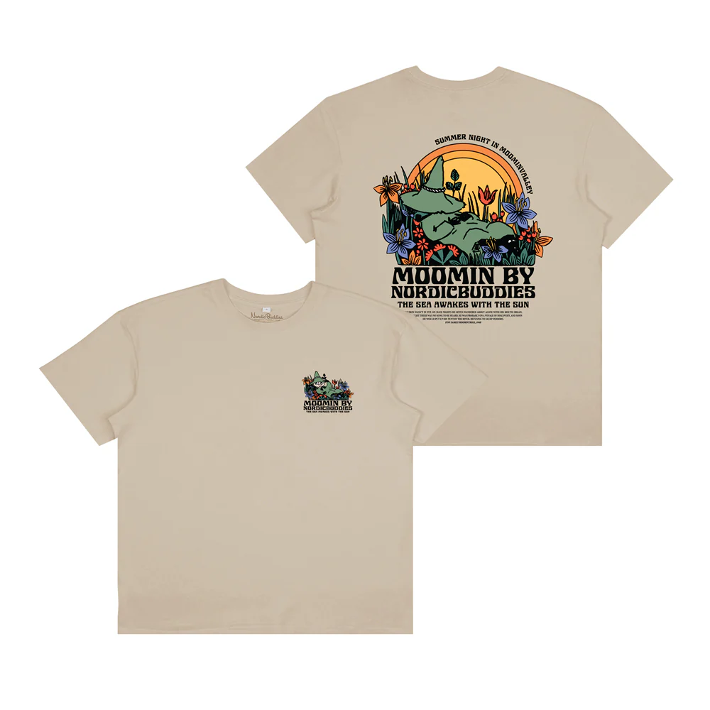 Snufkin Sleeping T-shirt Beige - Image 2