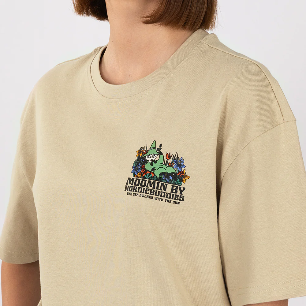 Snufkin Sleeping T-shirt Beige - Image 7