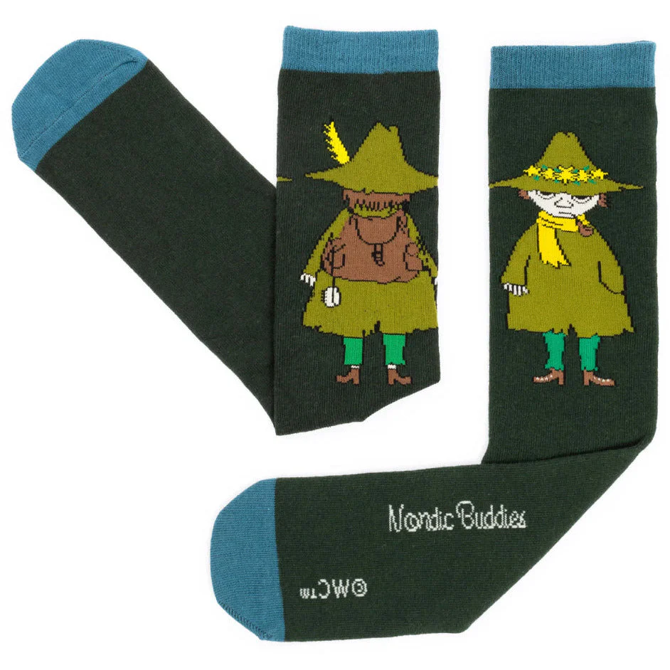 Snufkin Travelling Socks 40-45 Green - Image 2