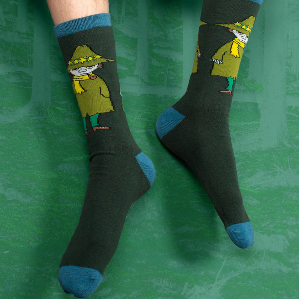 Snufkin Travelling Socks 40-45 Green - Image 4