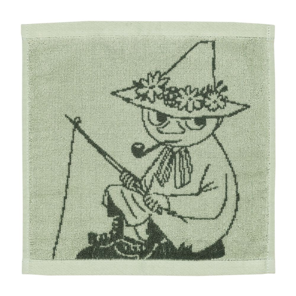 Snufkin Hand Towel 25x25 Green