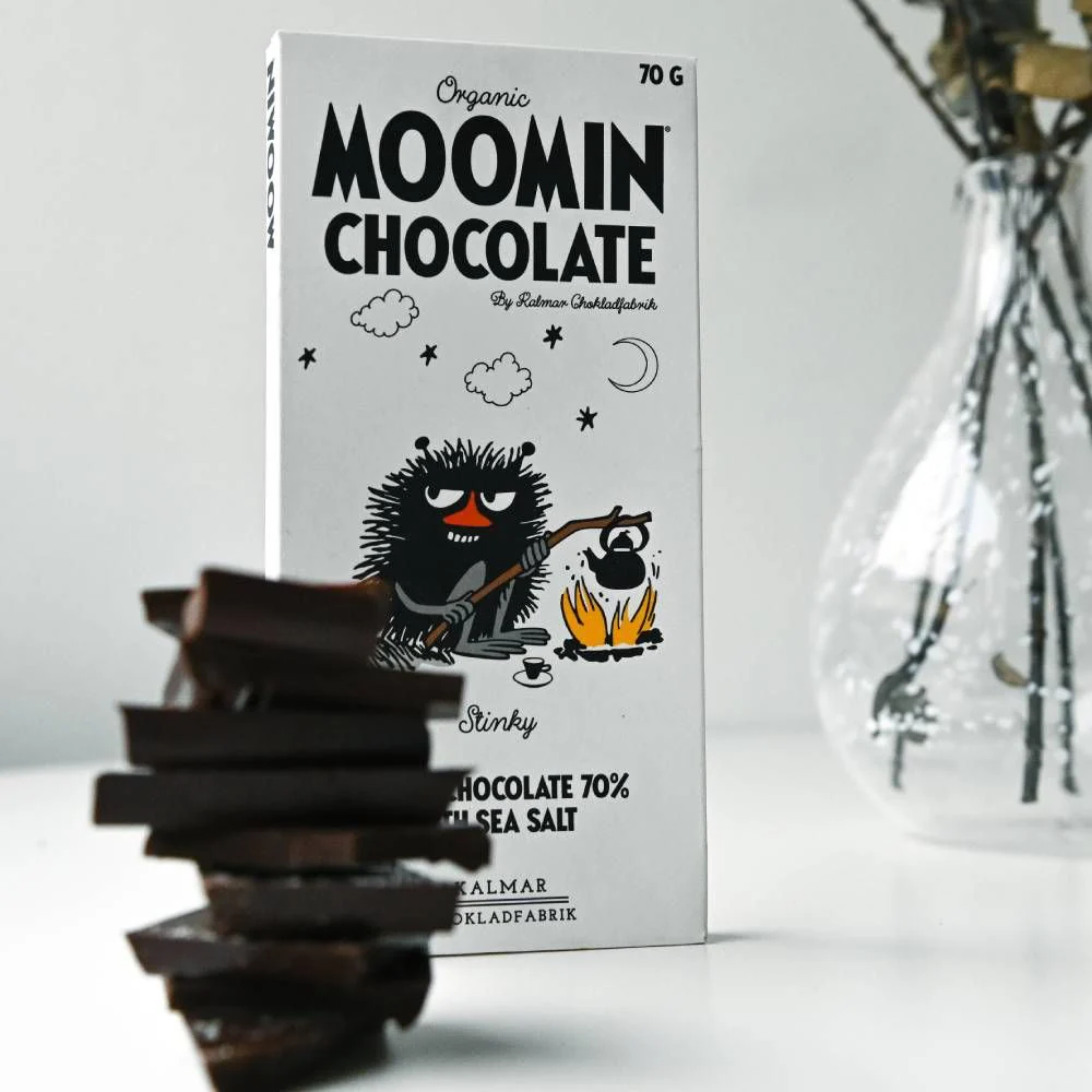 Stinky Dark Chocolate with Sea Salt 70g - Image 5