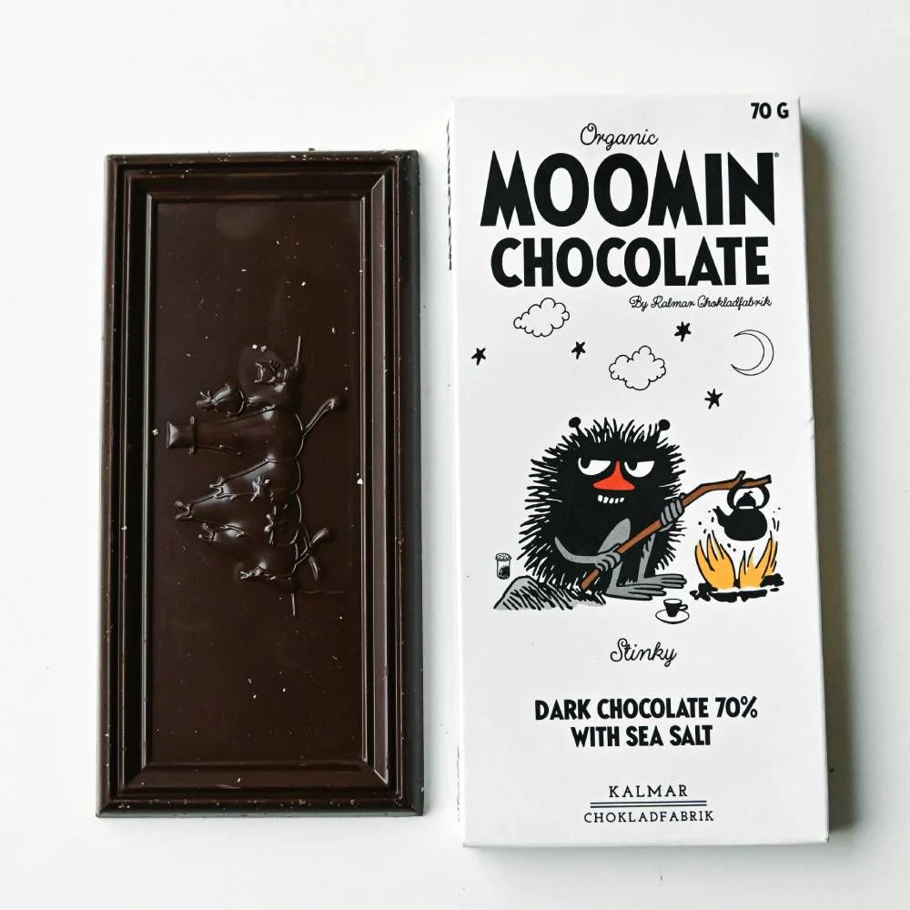 Stinky Dark Chocolate with Sea Salt 70g - Image 6