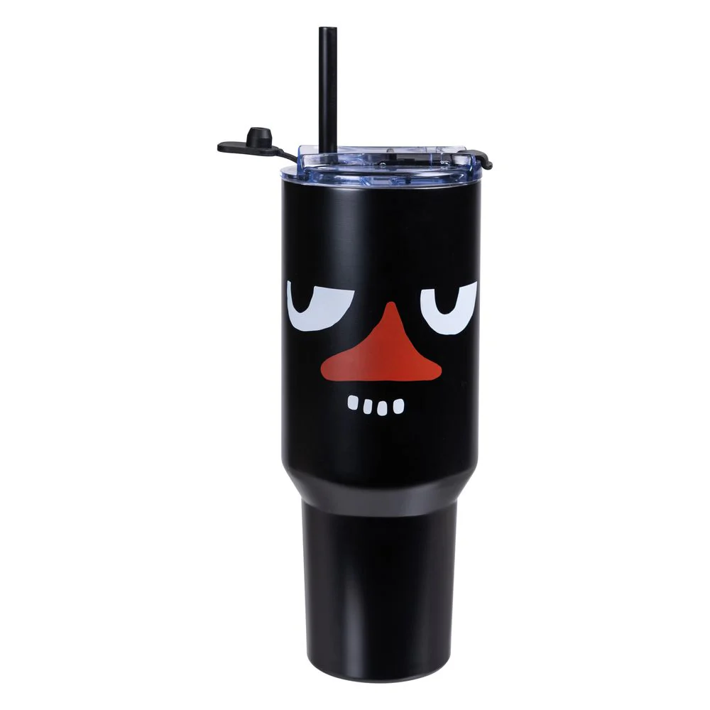 Stinky Face Tumbler Thermal Bottle 1,2L Black - Image 2