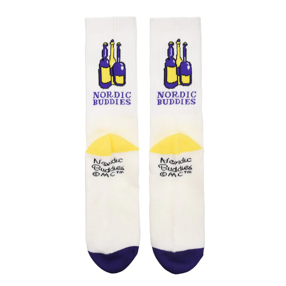 Stinky Retro Socks 40-45 White - Image 3