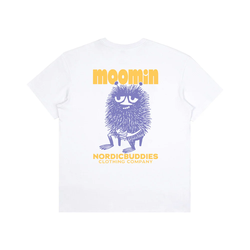 Stinky Sitting T-shirt White - Image 4