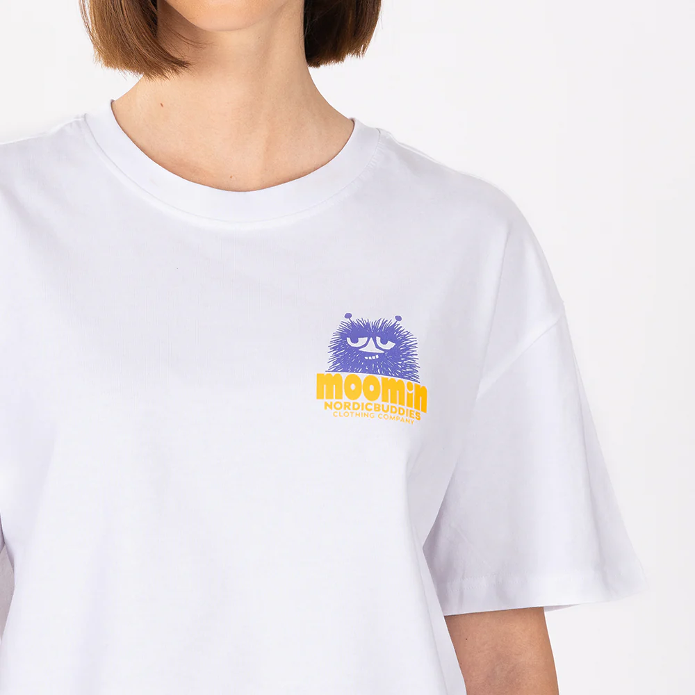 Stinky Sitting T-shirt White - Image 6