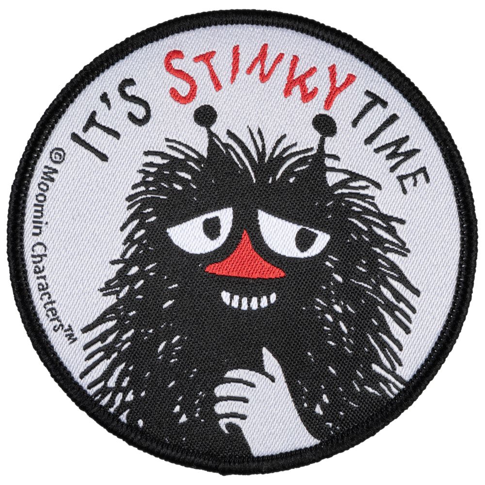 Stinky Time Patch Grey