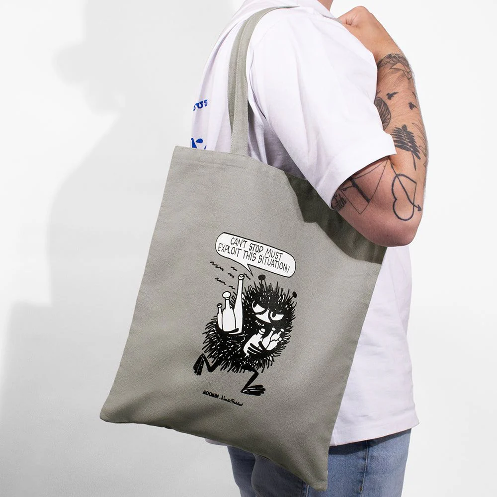 Stinky's Geataway Tote Bag Grey