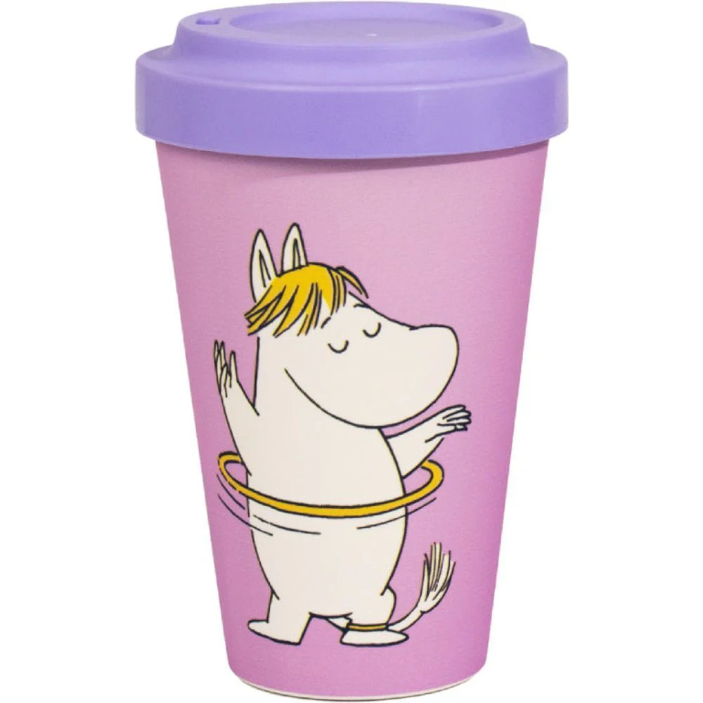 Snorkmaiden Dancing Take-Away Mug Pink - Image 2