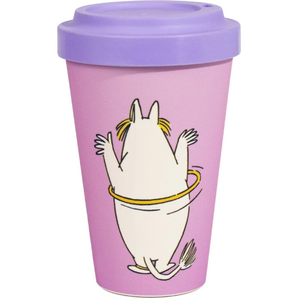 Snorkmaiden Dancing Take-Away Mug Pink - Image 3