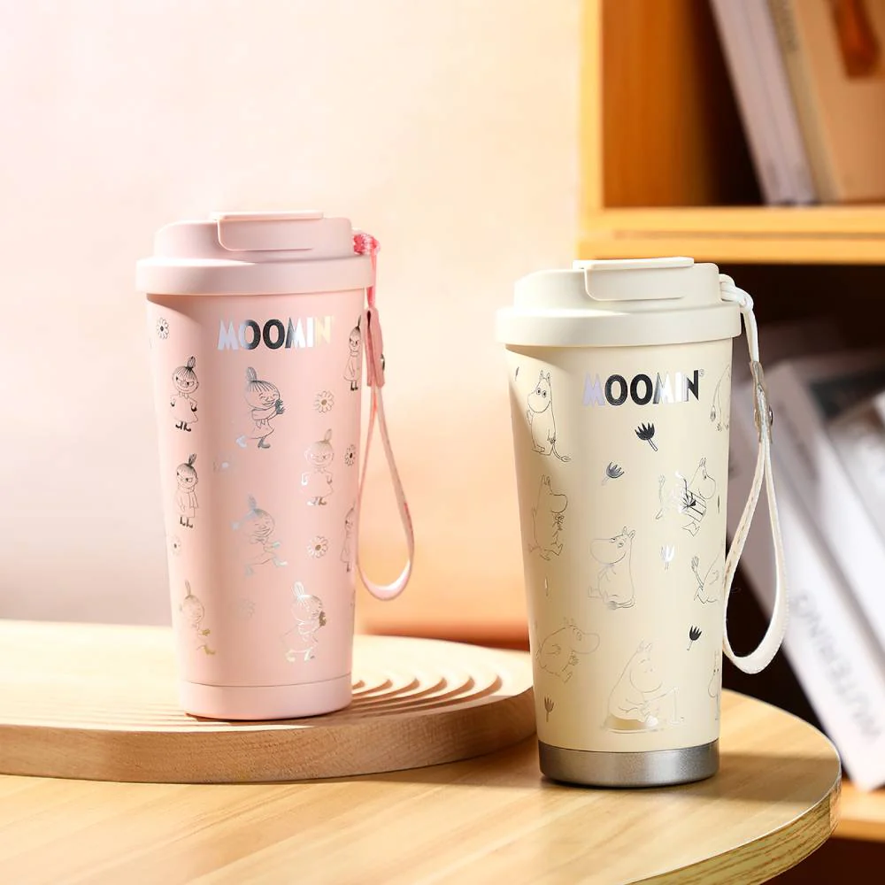 Moomintroll Vacuum Cup White 580ml - Image 4